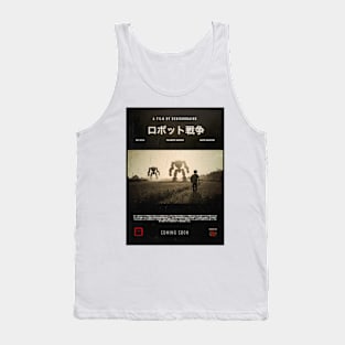 Robot War 1 Japan Retro Poster Tank Top